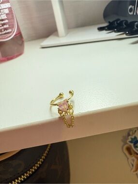 cute gold earring cuff
